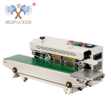 Bespacker automatic continuous aluminum foil lid mini bag sealer enseal sealer  plastic Sealing Machines